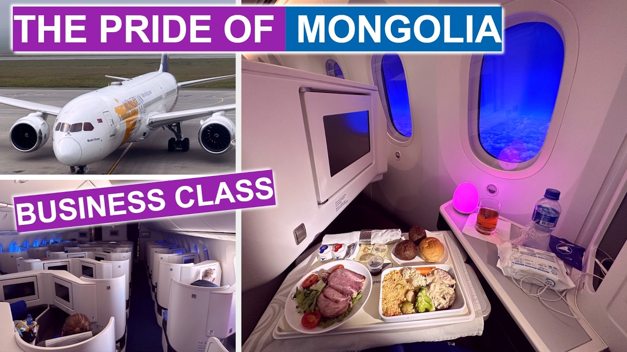 Frankfurt - Ulaanbaatar MIAT Boeing 787-9 Dreamliner in Business Class