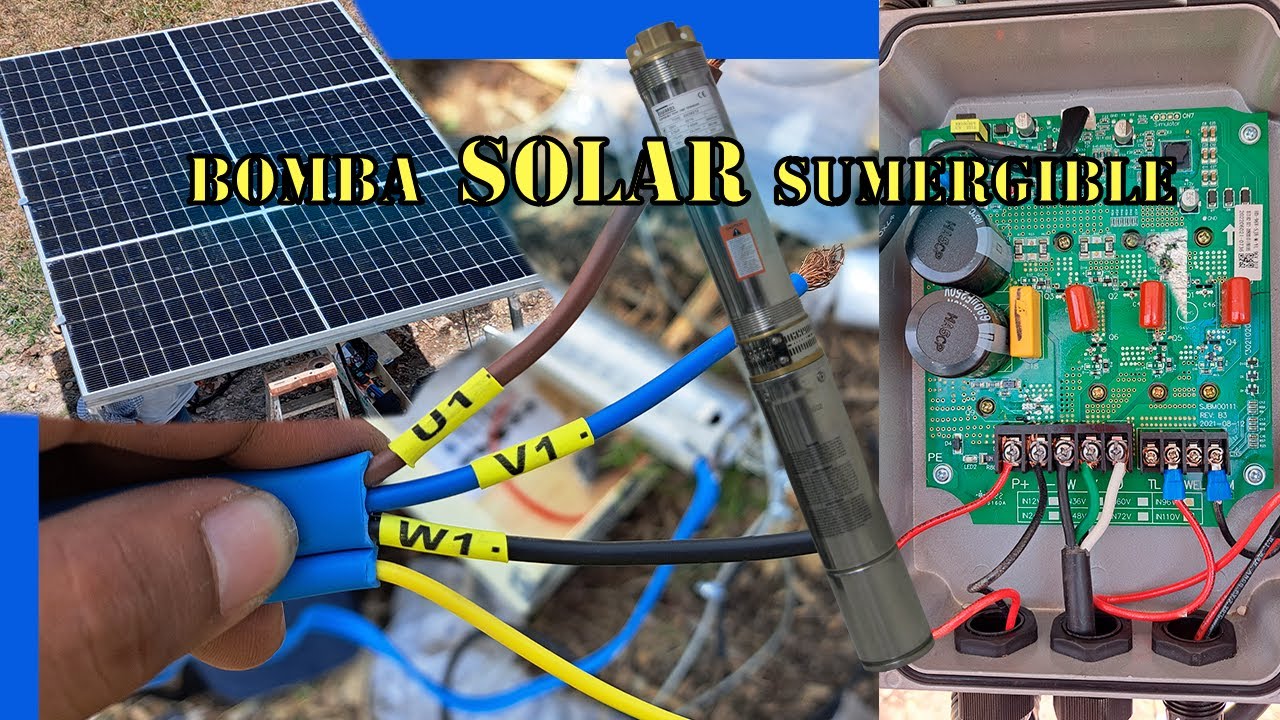 controlador Bomba Agua Sumergible solar
