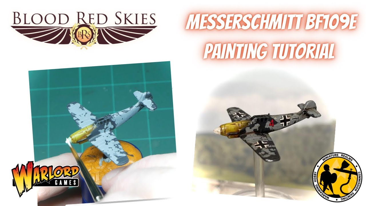 Warlord Games Blood Red Skies | Messerschmitt BF109E Painting Tutorial