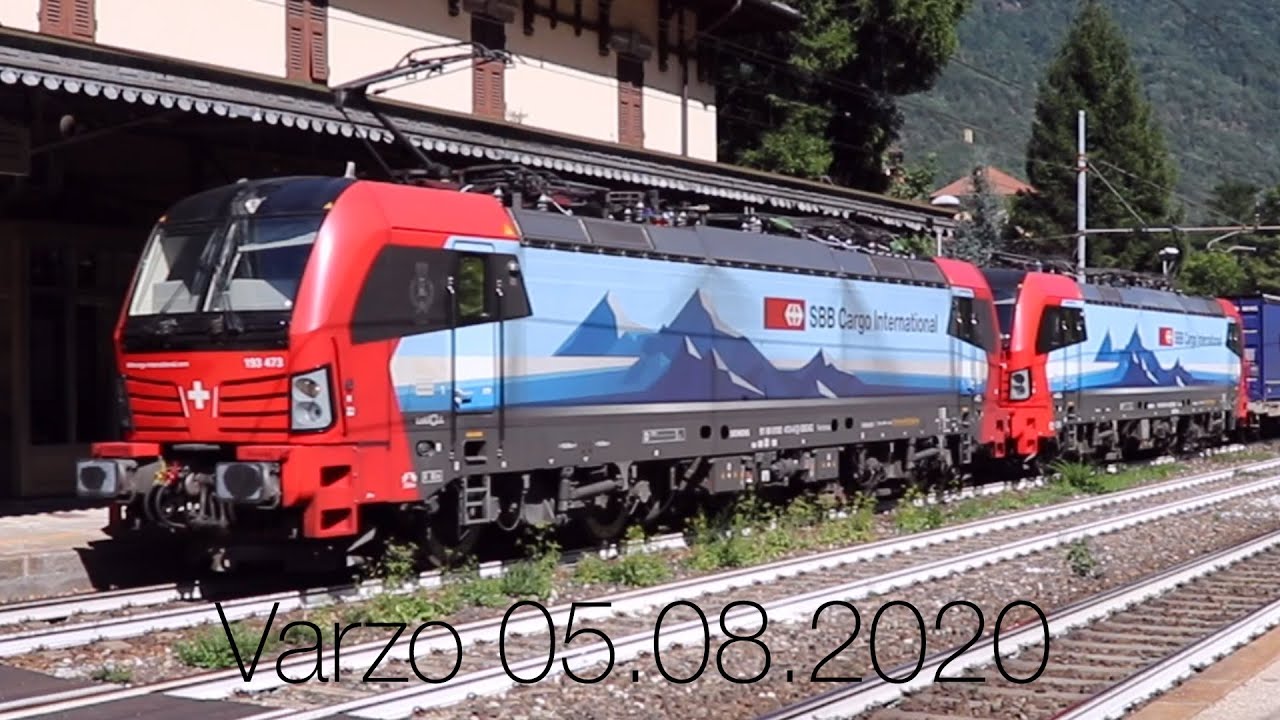 Trainspotting: rail traffic in Varzo (VB - IT) - 05.08.2020