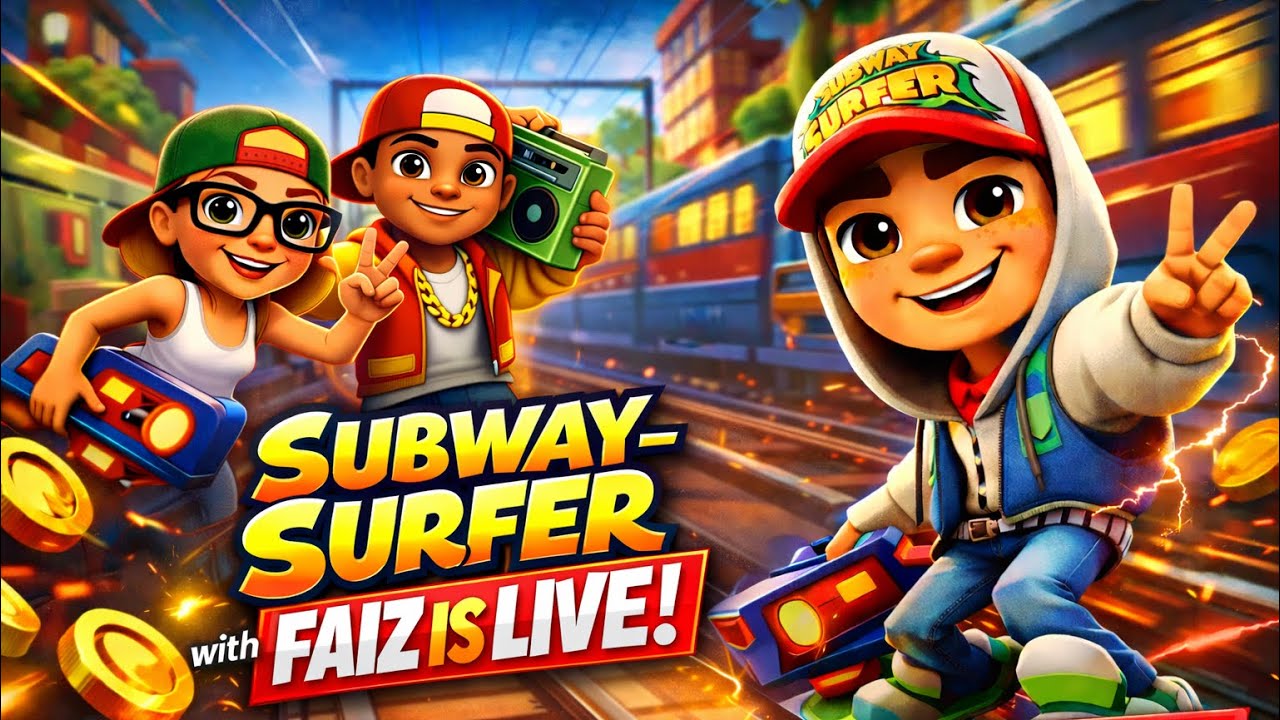 🛑 LIVE SUBWAY SURFERS 😱 SUBSCRIBE ❤️‍🩹#subwaysurfers #kids #shortsfeed #shortlive #viral