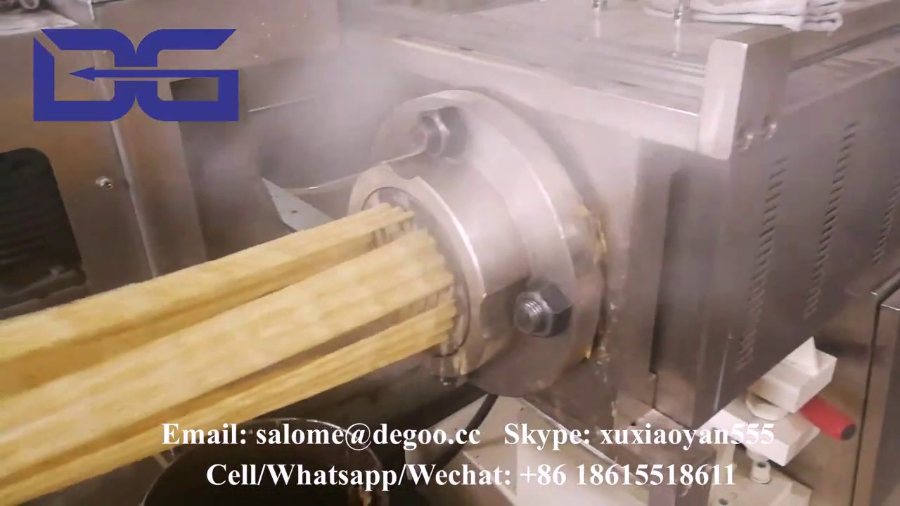 Multigrain Crispy Snacks Food Extruder Machine Whole Grain Sun Chips Wavy Snacks Production Line