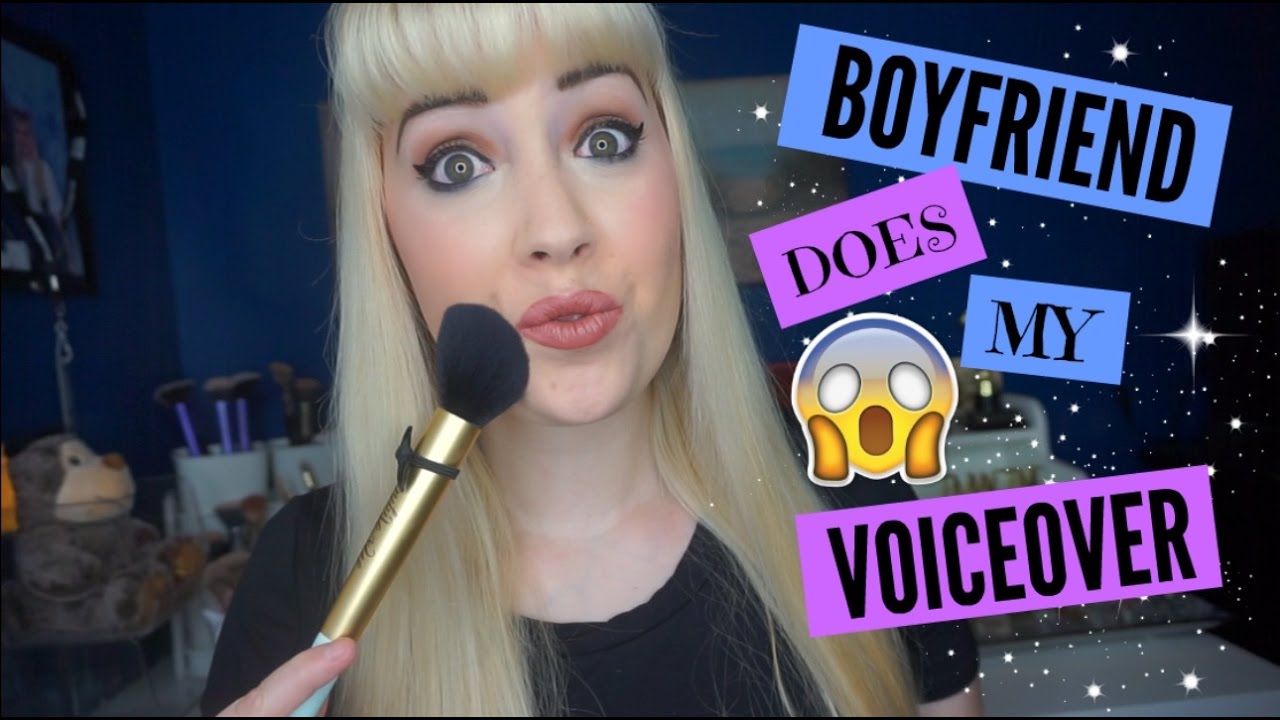 BOYFRIEND DOES MY VOICE OVER CHALLENGE