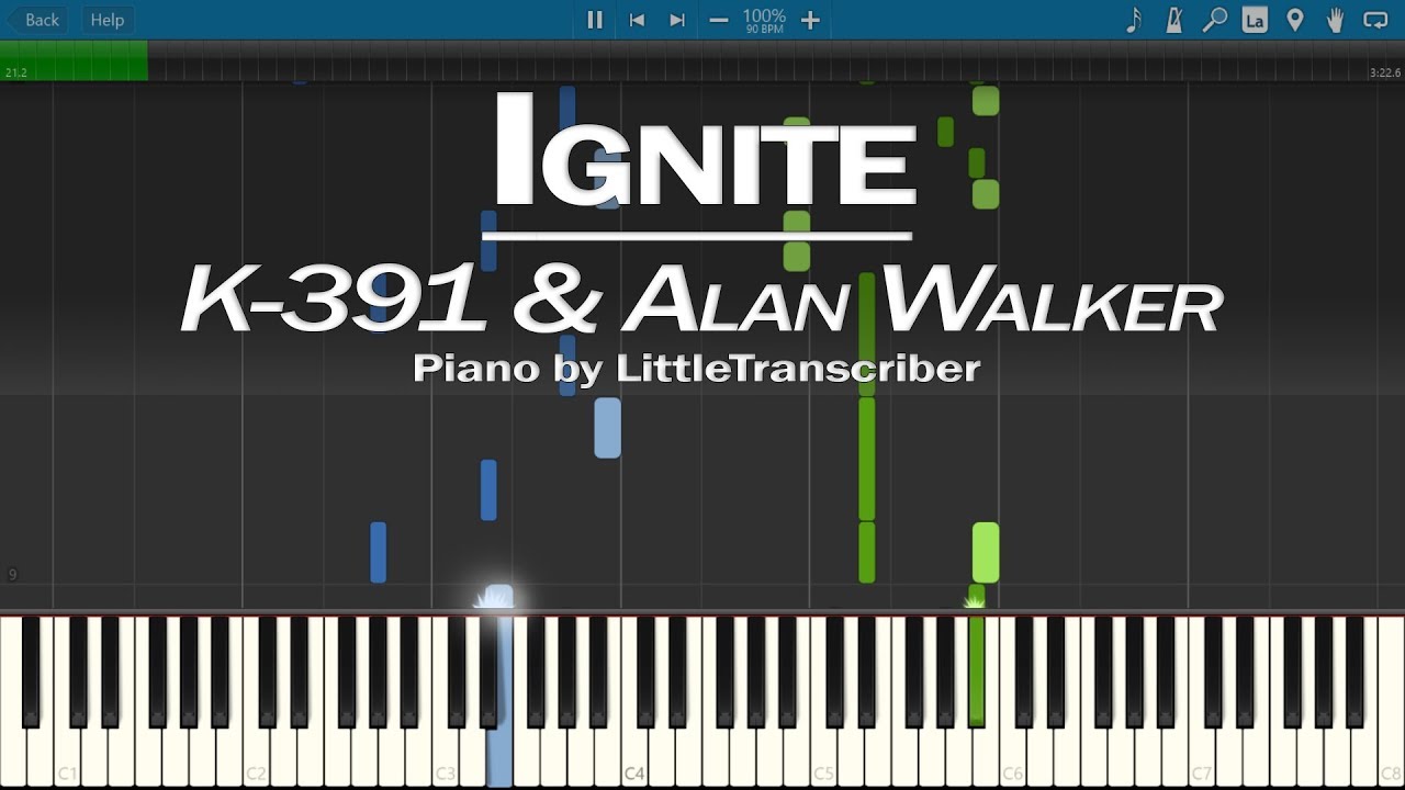 K-391 & Alan Walker - Ignite (Piano Cover) ft Julie Bergan & Seungri by LittleTranscriber