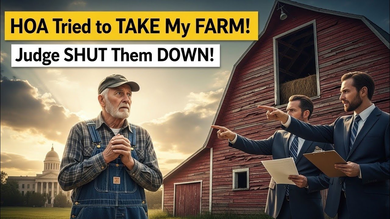 When the HOA Tried to Seize My Farm—The Judge's Ruling Left Them in Shock!