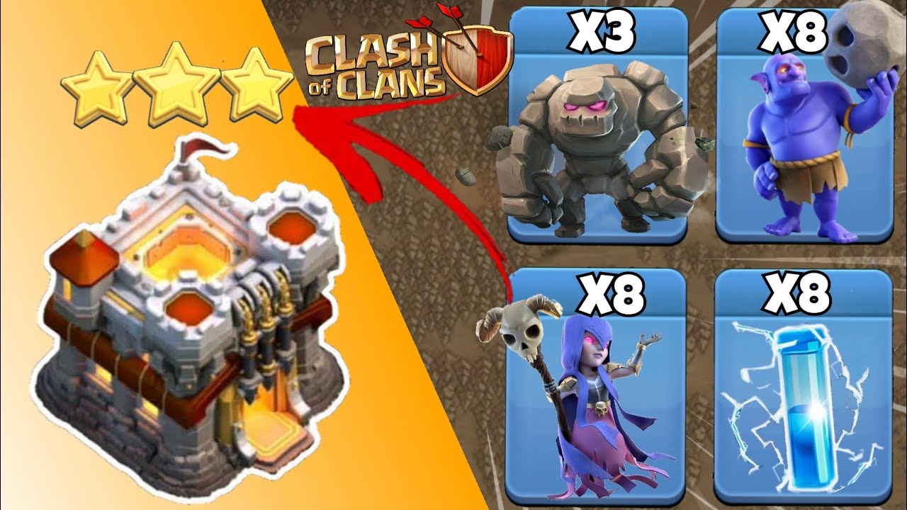Easy 3 Star ! Th11 Go Witch Attack | Best Th11 Go Bo Wi Zap Attack Strategies in Clash of Clans