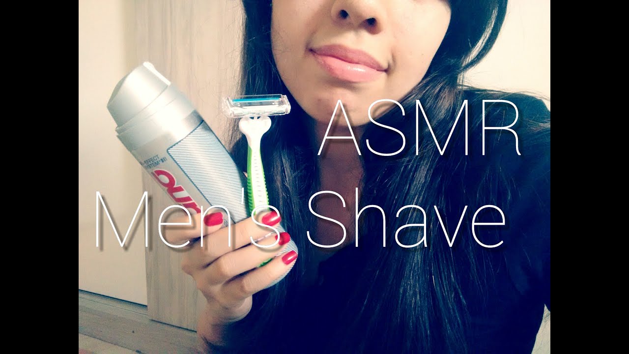 ASMR 👨❤ Men's Shave Roleplay , Roleplay de Namorada II fazendo a barba