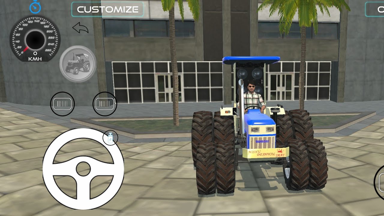 Modified Mahindra Tractor😈 Games Indian Tractor Game(Gadi Wala Game) Tractor Game Android Game#2026 
