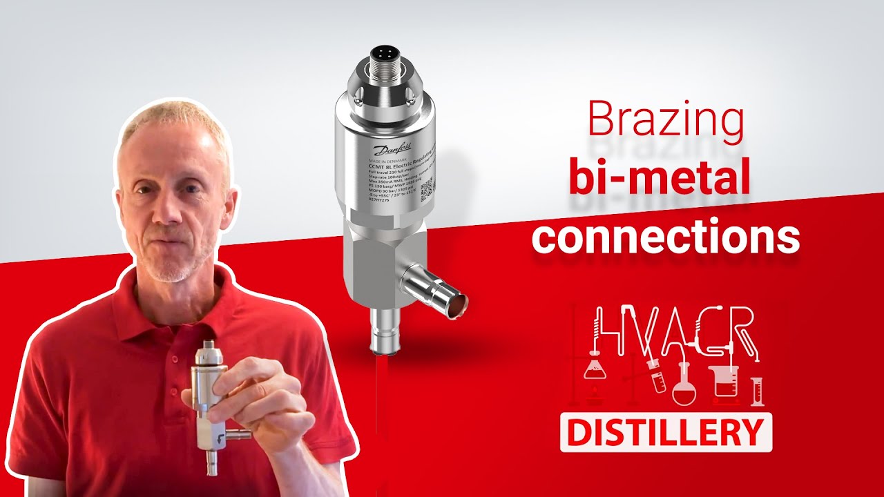 How to braze bi-metal connections on a CCMT light valve | HVACR Distillery