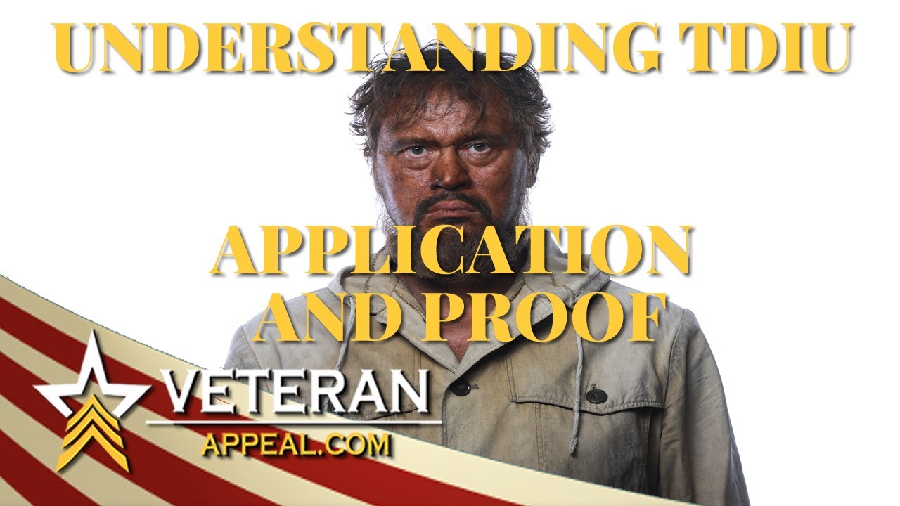 Veteran Appeal | TDIU Application and Proof | Cameron Firm PC