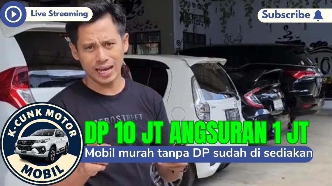 🔴DP 10 JT ANGSURAN 1 JT ⁉️ MOBIL MURAH TANPA DP DI K-CUNK MOTOR ADA, KLIK SUBSCRIBER DAN COMMENT‼️