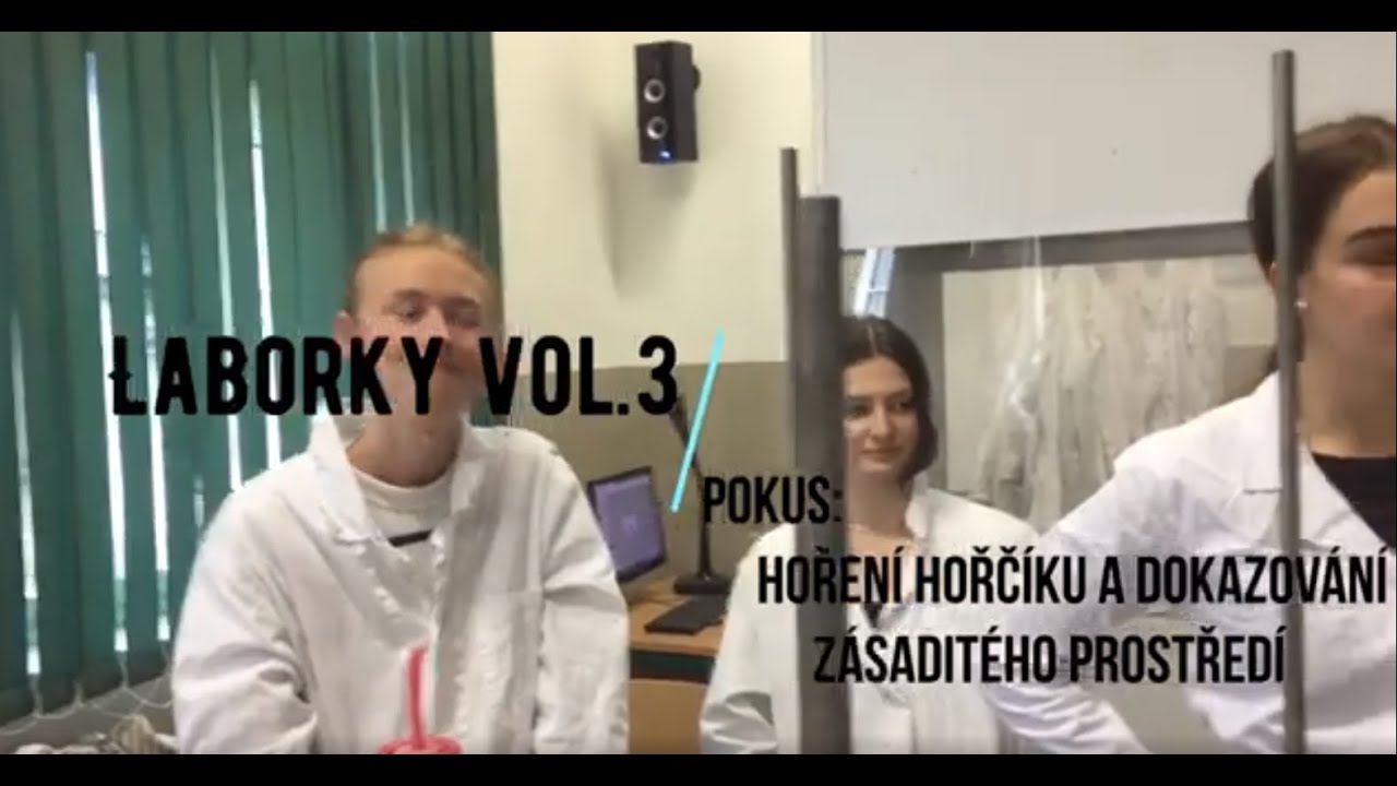 Mendlácký videoprotokol - hoření hořčíku (skupina A)