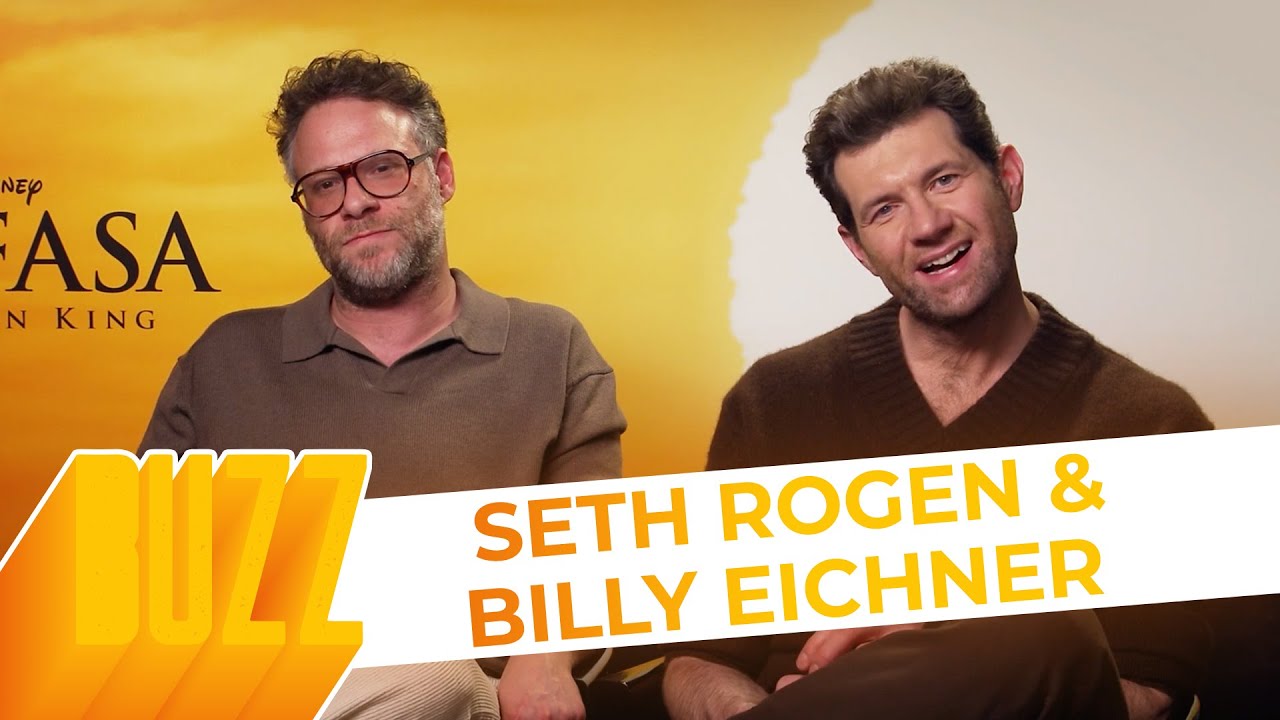 Seth Rogan & Billy Eichner Talk Recording Mufasa: The Lion King & Who'd Appear On Their Soundtrack!