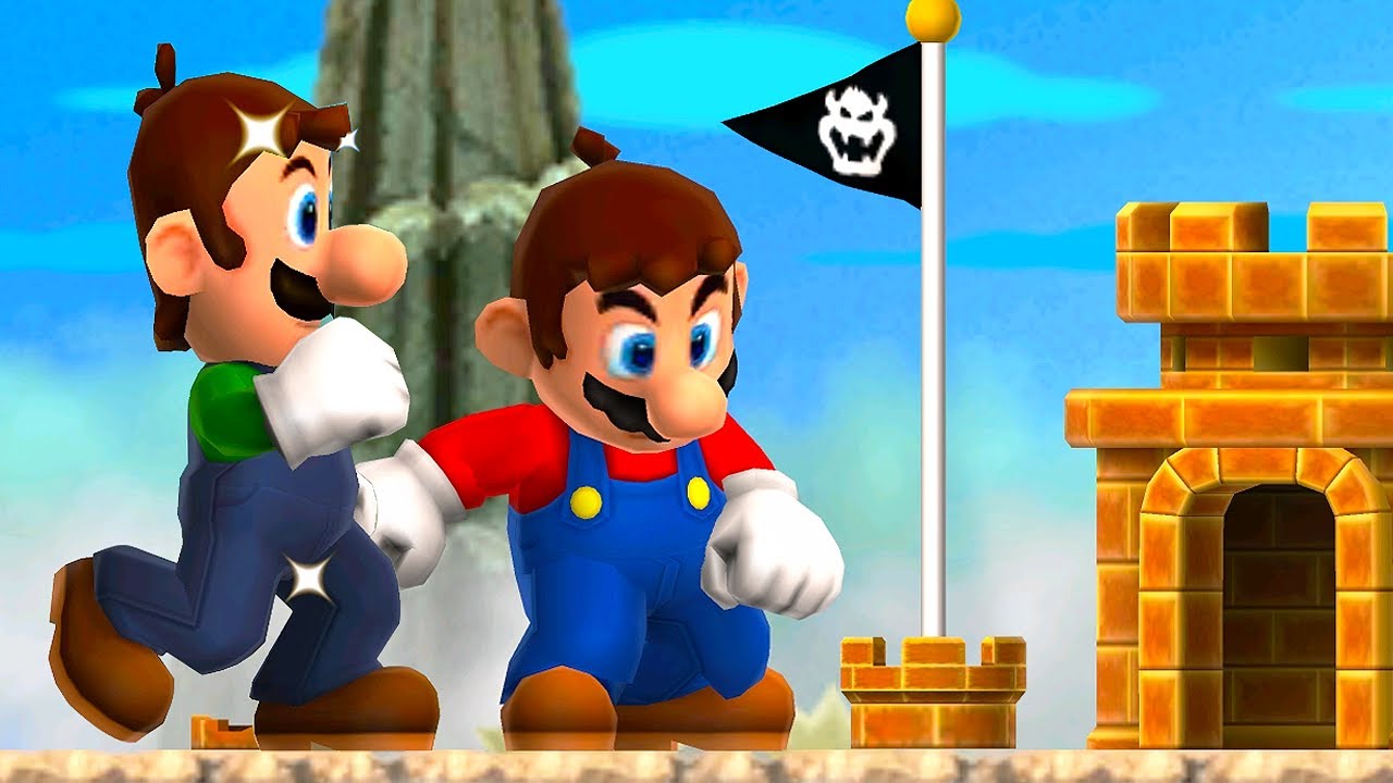 New Super Mario Bros 2 HD - 100% Walkthrough - World 5