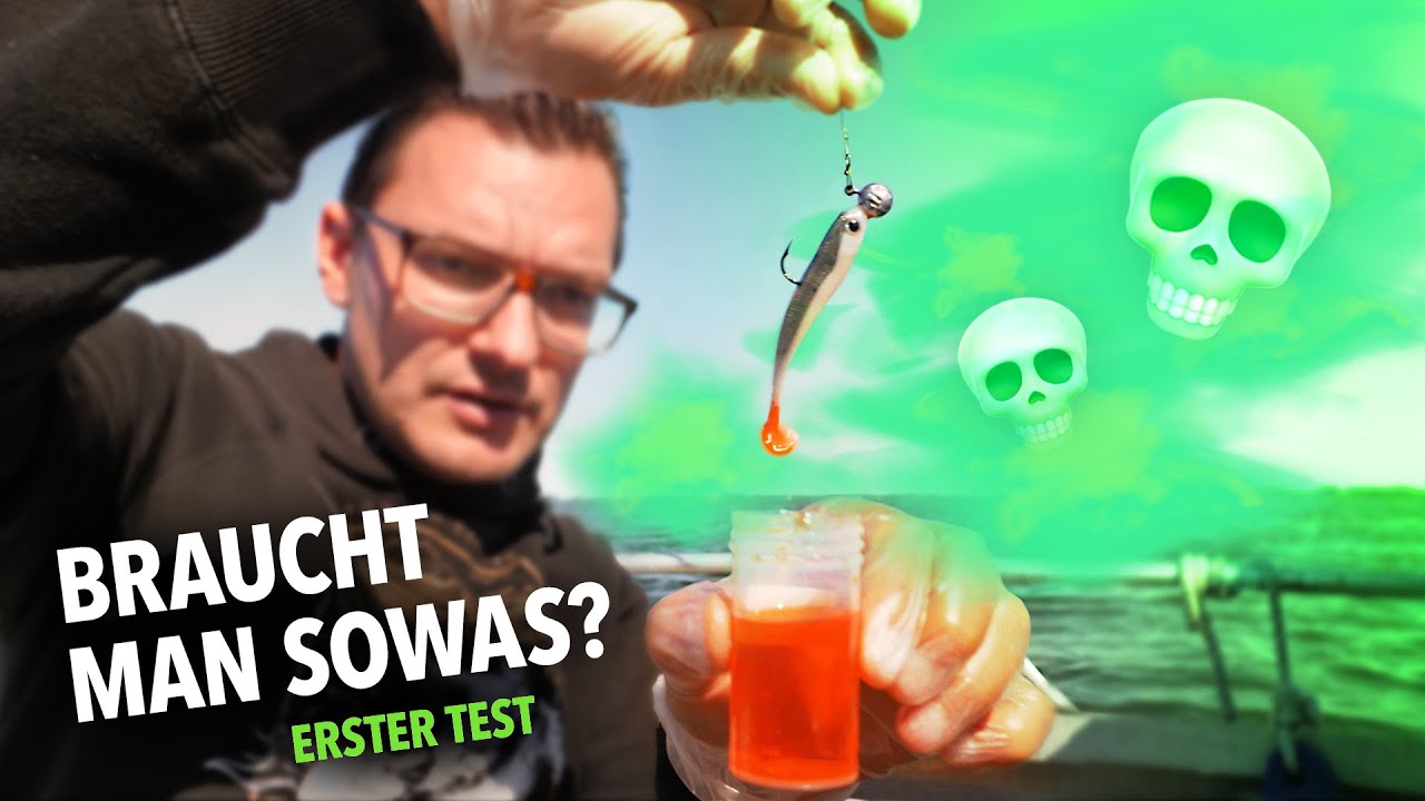 Barschangeln mit Lockstoff 😱🎣