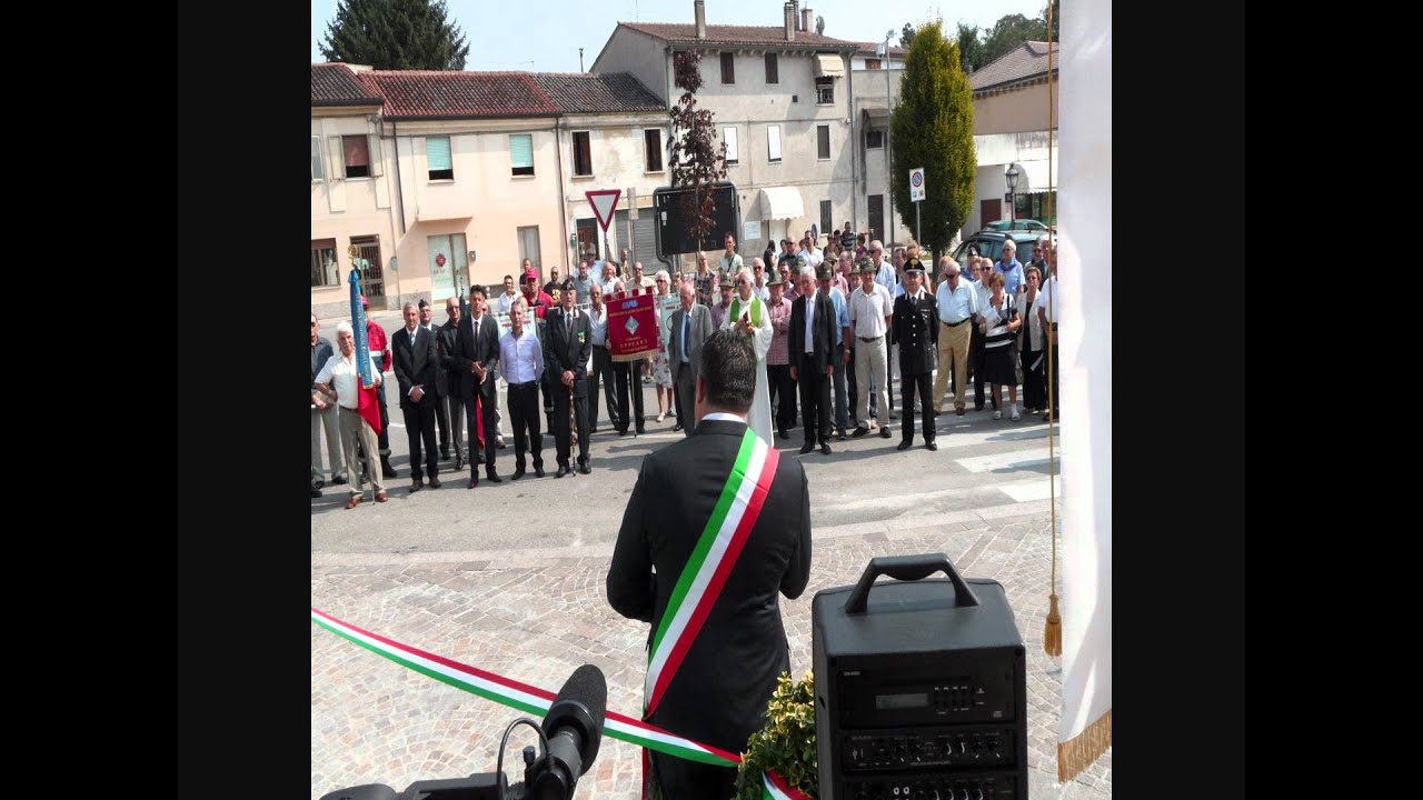 Inaugurazione monumento caduti Oppeano.