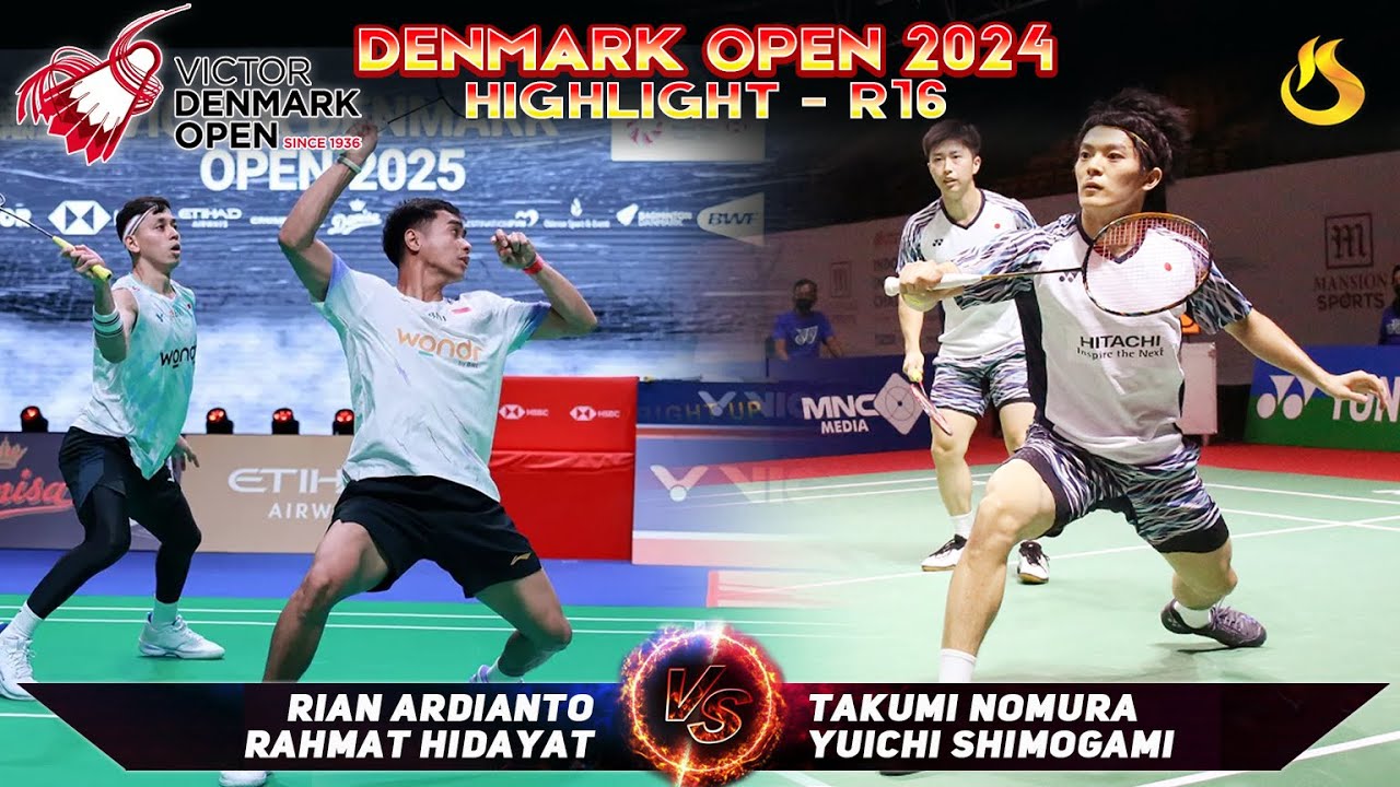 Takumi Nomura/Yuichi Shimogami (Jpn) Vs Rian Ardianto/Rahmat Hidayat (Ina) | Denmark Open 2025 | R16