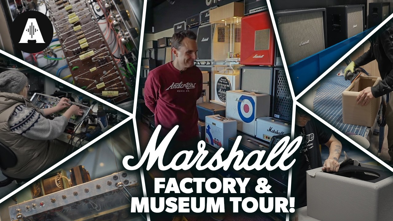 Behind the Scenes at the Marshall Amplifiers Factory!