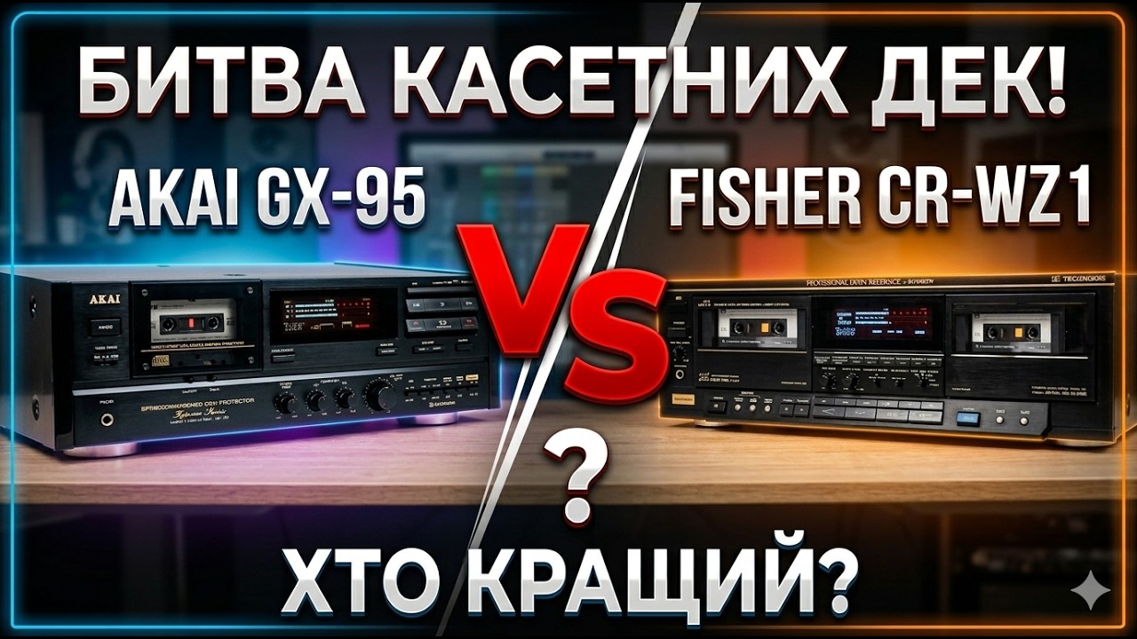 AKAI GX-95 vs FISHER CR-WZ1 Кто победит???