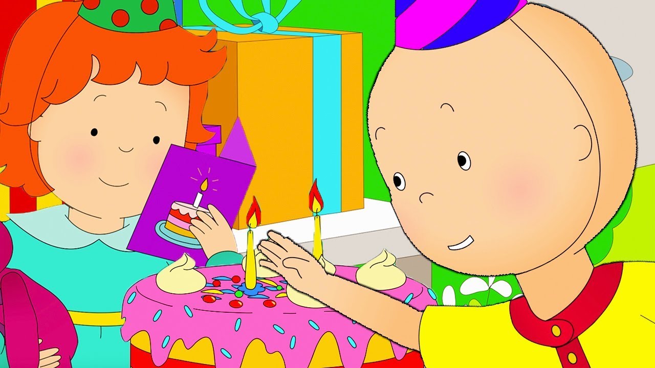 Caillou e o Aniversário da Rosie | Caillou em Português