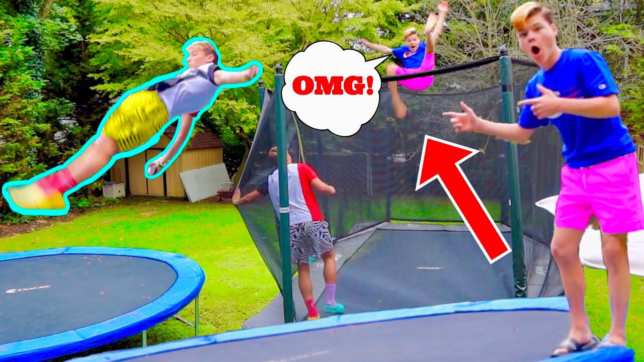 TRAMPOLINE GAMES VS JACK DOHERTY!