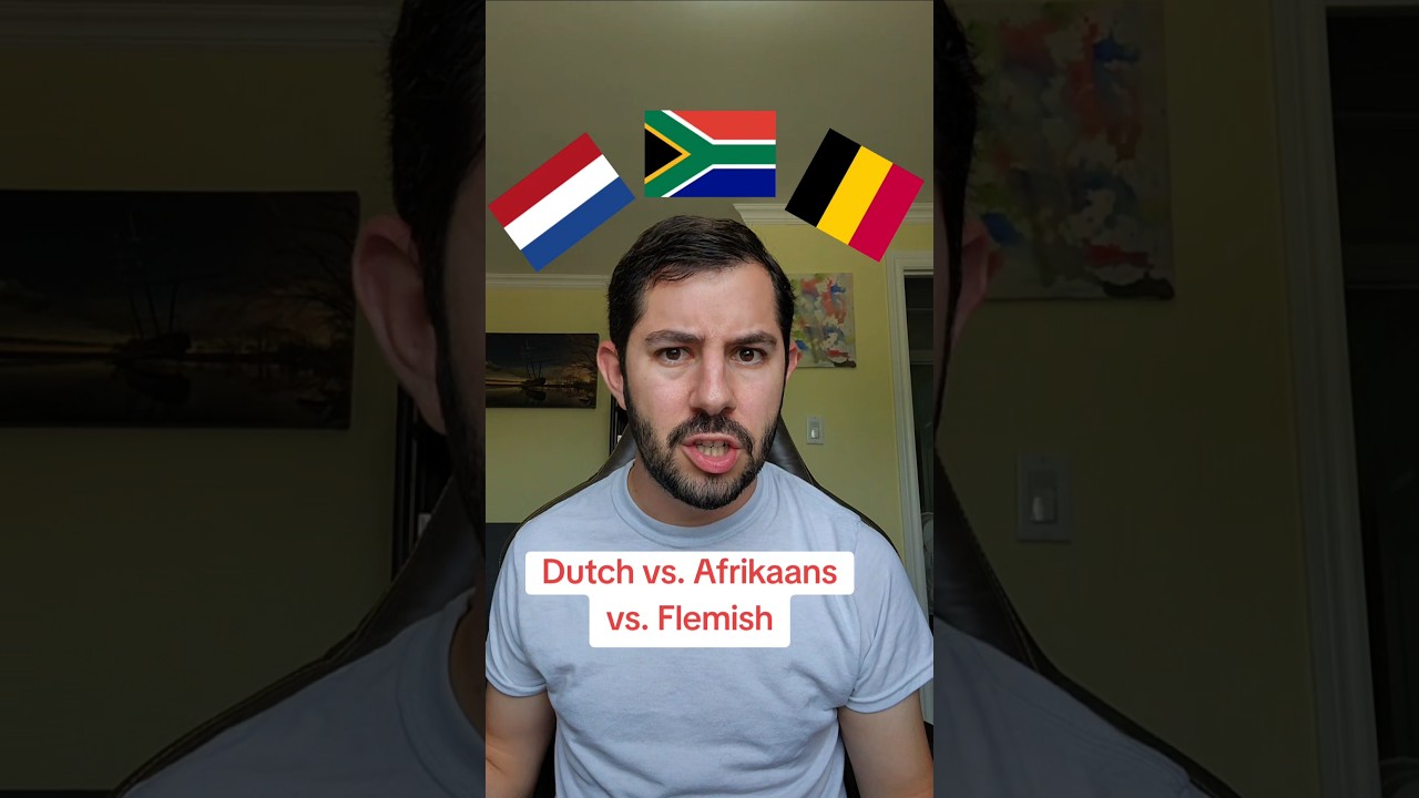 Dutch, Afrikaans, & Flemish = The SAME Language? #Dutch #Afrikaans #Flemish #languages  #linguistics