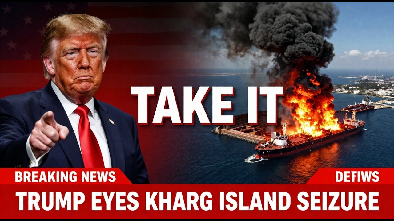 TAKE KHARG ISLAND: Trump Weighs Seizing Iran's Economic Lifeline &mdash; Regime Could Collapse Overnight