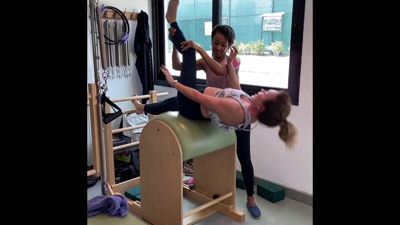 Pilates High Barrel - Advance Exercise ( walk over)