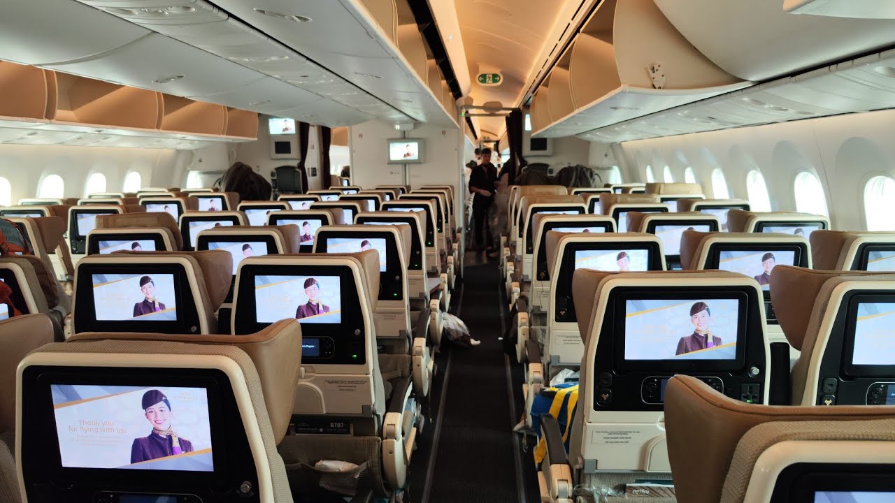Etihad Airways Boeing B787-9 Dreamliner Roma Fiumicino - Abu Dhabi.