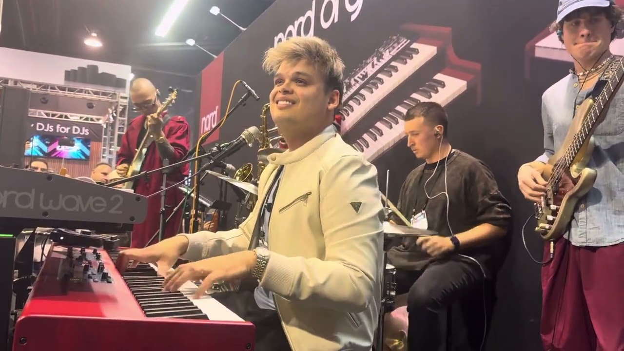 Jesus Molina Jazz Piano NAMM 2025 (1/25/25) with a band #nordwave2