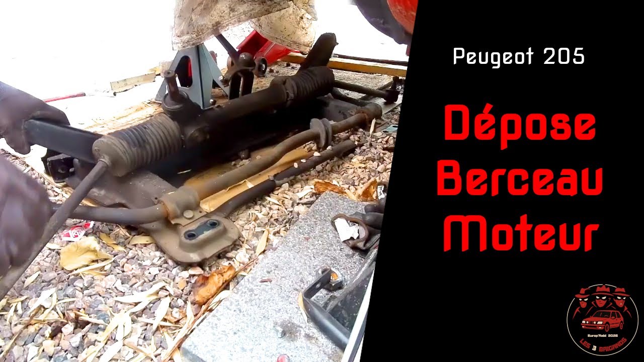 012 - Dépose du berceau moteur et nettoyage
