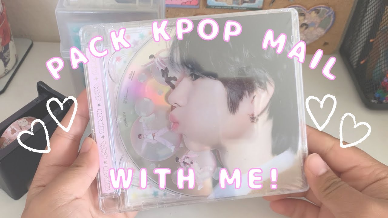 pack kpop mail with me while I yap about kpop! (enhypen, nct wish, seventeen etc!)