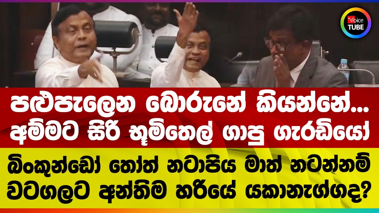 පළුපැලෙන බොරුනේ කියන්නේ | අම්මට සිරි භූමිතෙල් ගාපු ගැරඩියෝ | වටගලට අන්තිම හරියේ යකානැග්ගද?