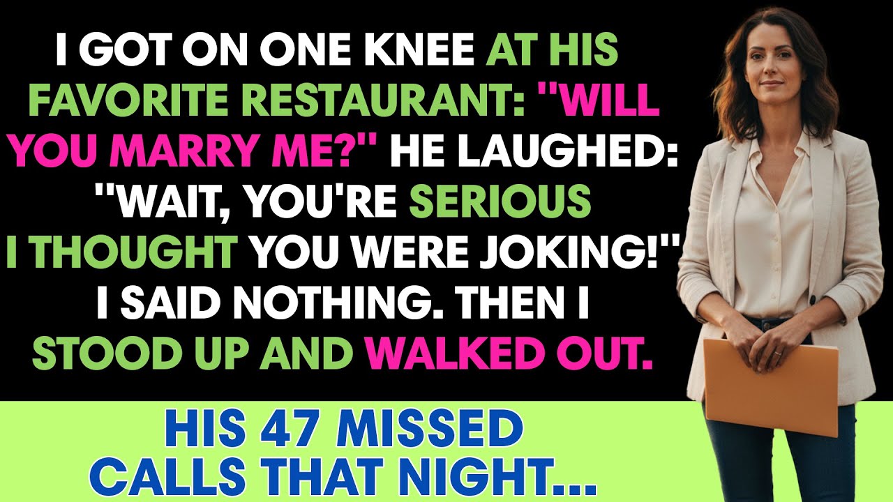 I Got On One Knee At His Favorite Restaurant: 