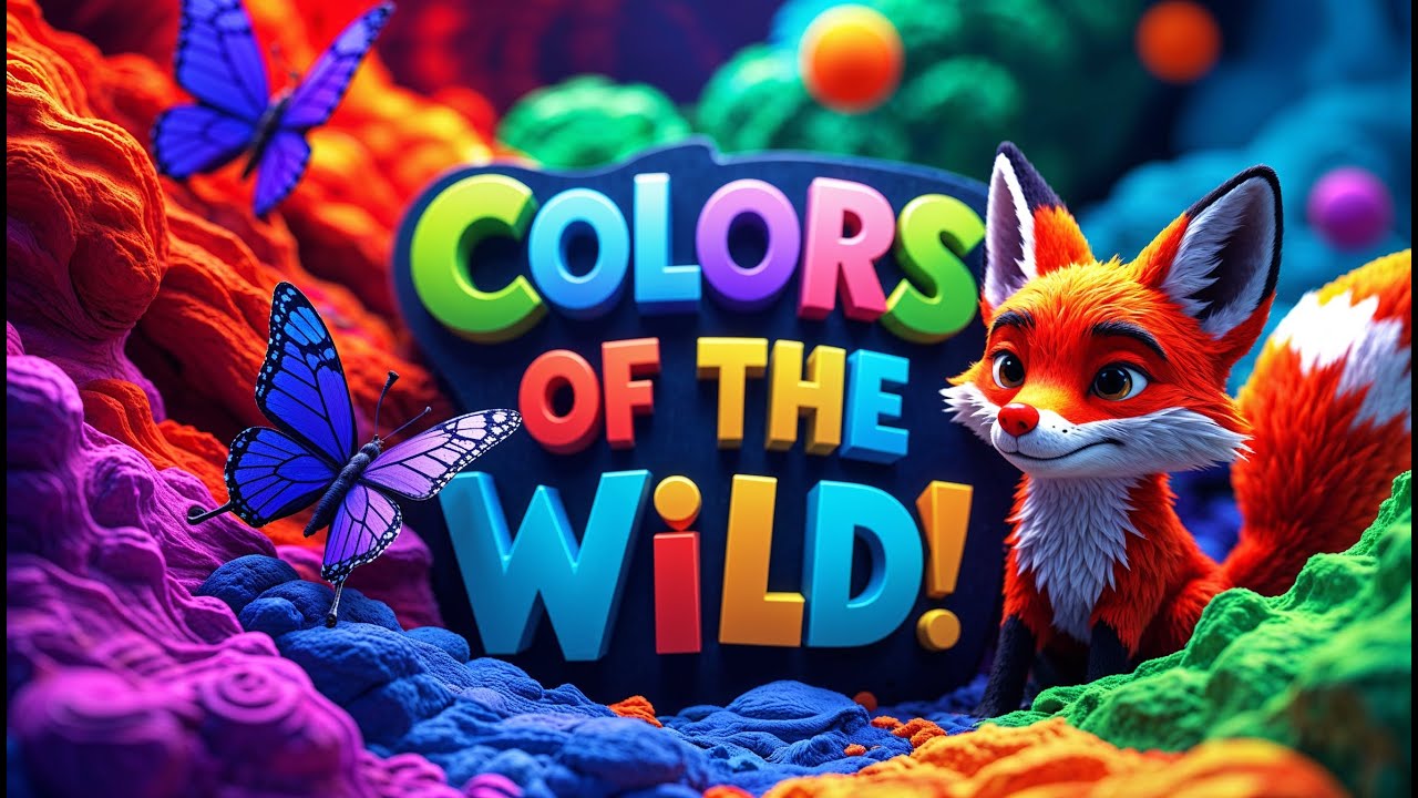 Colors of the Wild! | Animal Colors Song for Kids | Animal Paw Tunes