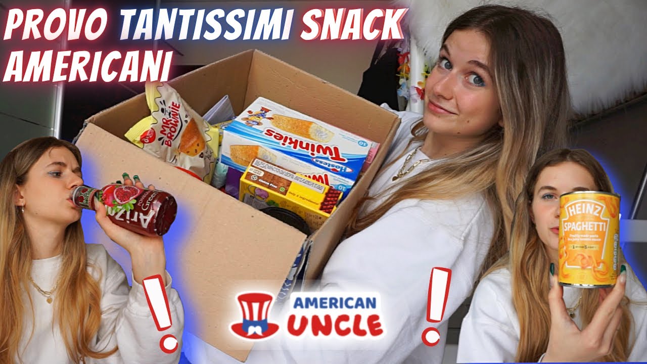 ASSAGGIO SNACK AMERICANI!!! American Uncle 🇺🇸🍫