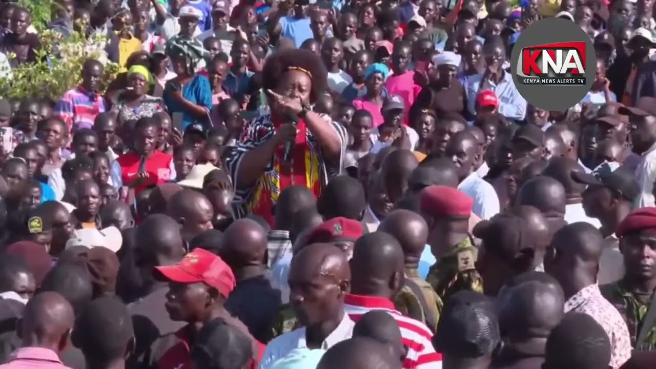 THIS WOMAN! LISTEN TO MILLIE ODHIAMBO'S HILARIOUS REMARKS INFRONT OF PRESIDENT RUTO IN HOMA BAY