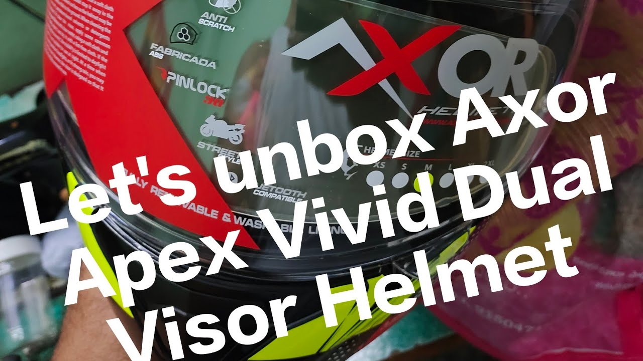 Axor Apex Vivid Dual Visor Unboxing Video