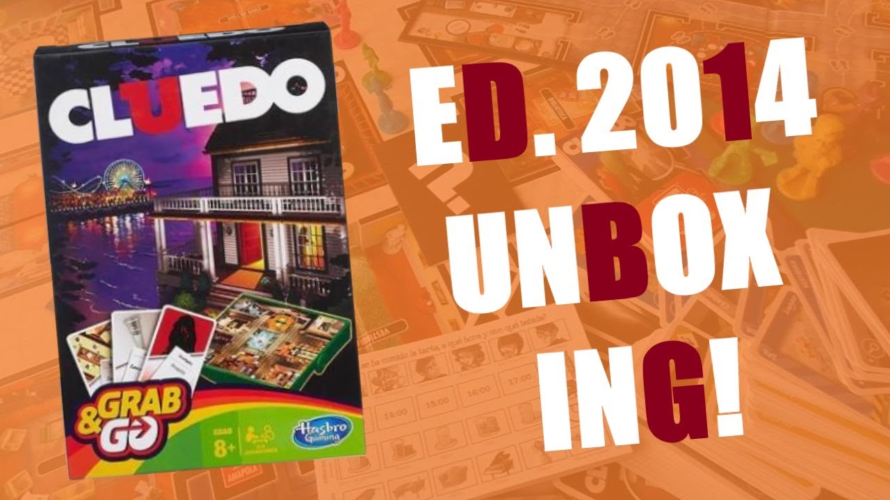 CLUEDO PORTATIL EDICION 2014 - GRAB & GO - JUEGO DE MESA