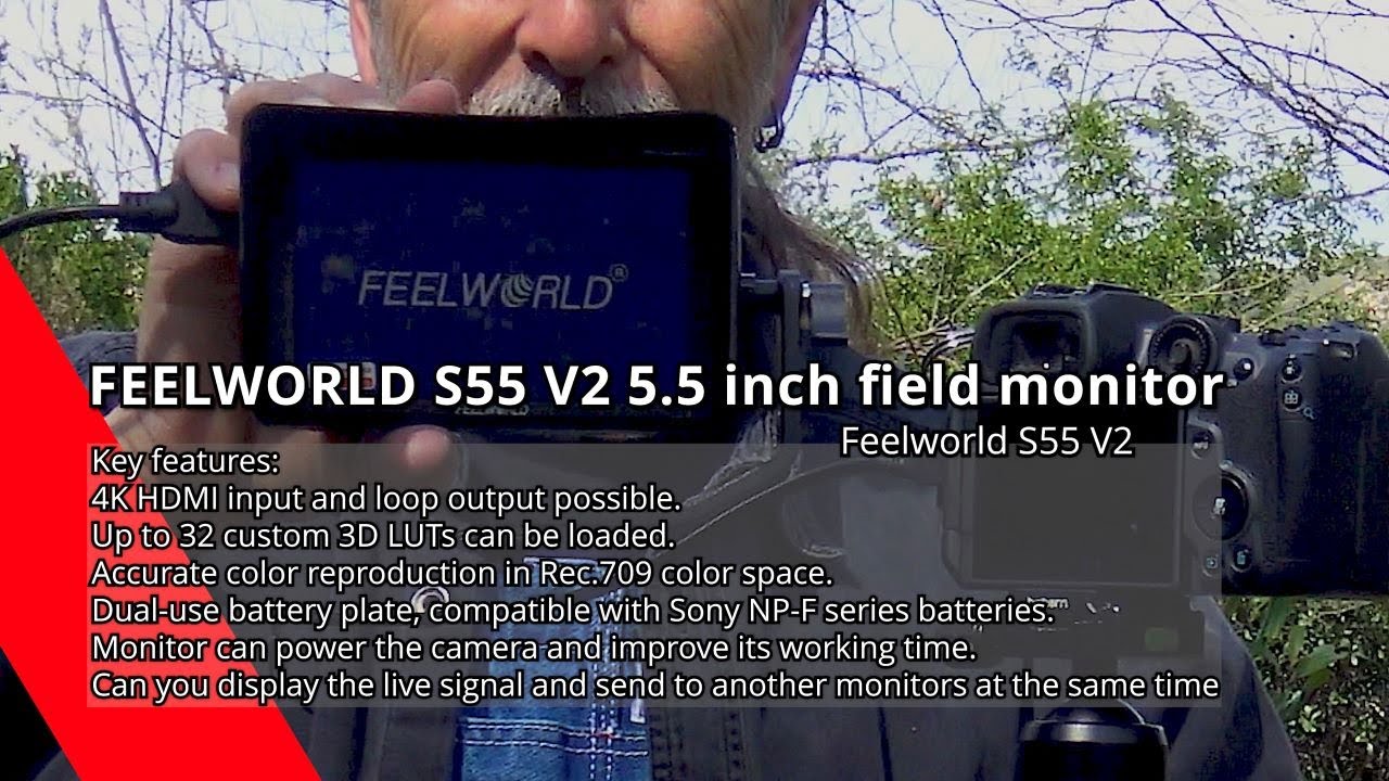 FeelWorld  S55 V2 5.5 inch field monitor - this is SOOO awesome!