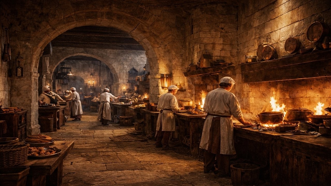 Why Medieval Castle Kitchens Were The Most Dangerous And Most Important Rooms In The Castle