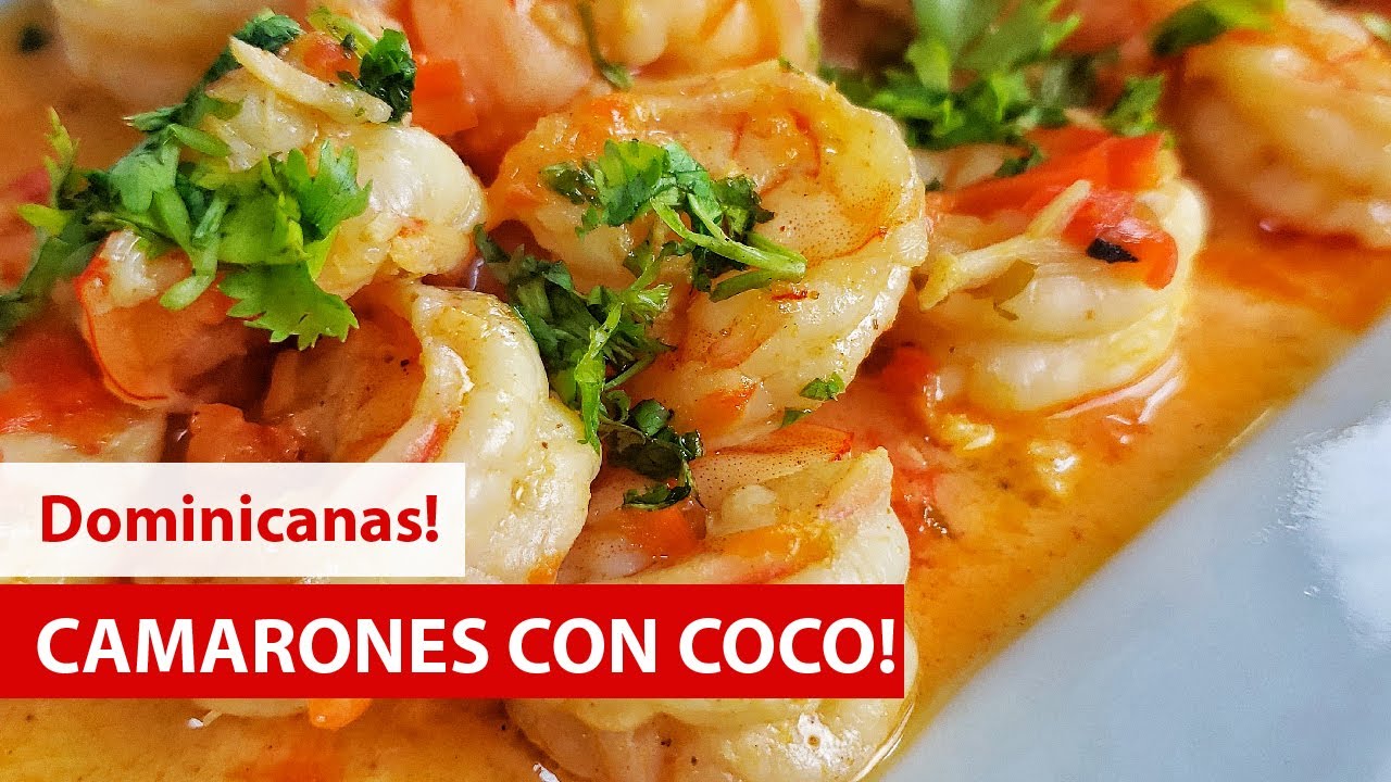 Como hacer CAMARONES en SALSA de COCO 🍤🥥 [FACILISIMO] | Cocina Dominicana 🇩🇴