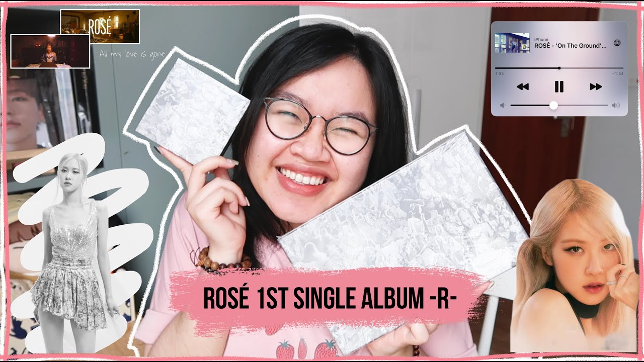 UNBOXING ROSÉ FIRST SINGLE ALBUM -R- (Single Album & KIT album) | ALO PAT NGHE!