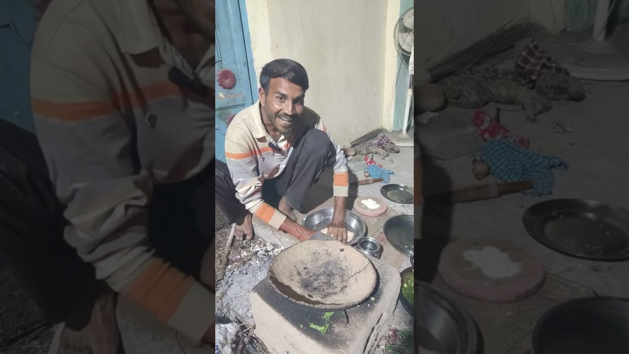 मटकी के तवे पर रोटियां कैसे बनाते हैं ग्रामीण शैली में देखिए