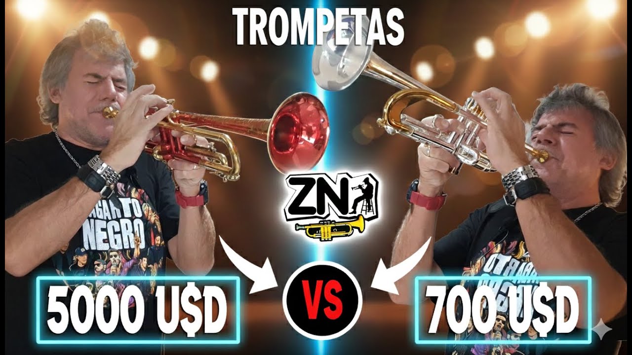 🎺 Trompeta de $5000 USD vs Trompeta de $700 USD | ¡MAESTRO TALLARITA LO DEMUESTRA! (ZN INSTRUMENTS)