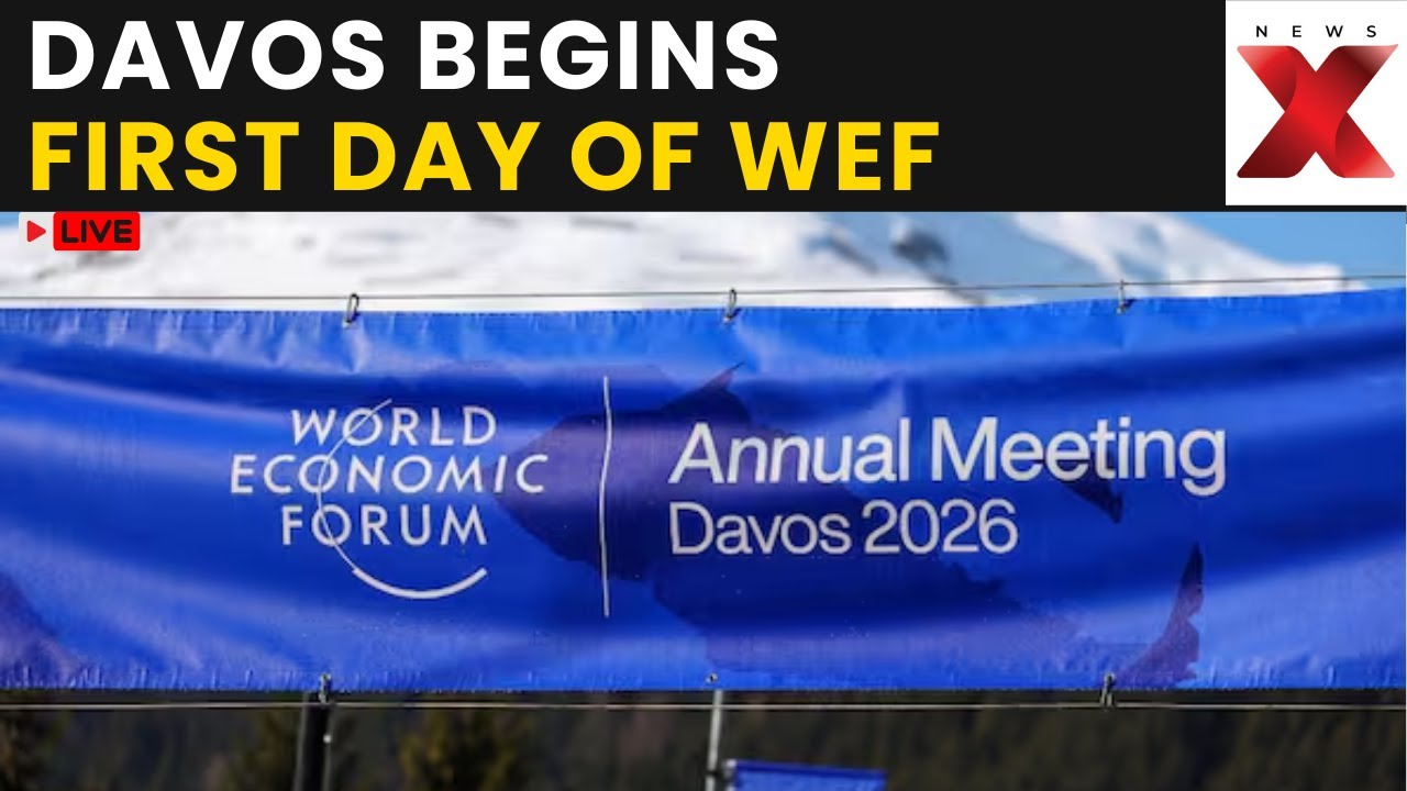 WEF Day 1 LIVE: Davos Wakes Up to Opening Day of WEF as Global Leaders Gather for Key Talks