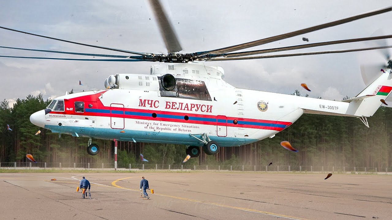 World’s Largest Russian Helicopter Takes Off in Europe