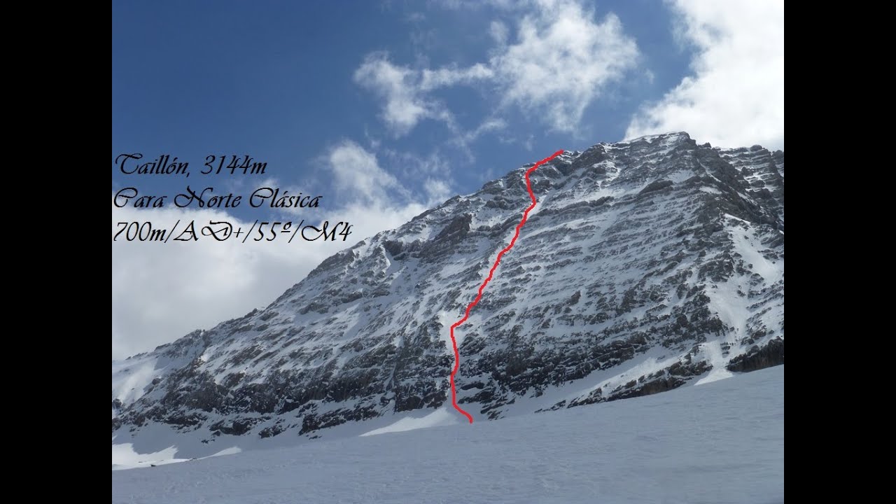 Norte Clásica del Taillón 700m/AD+/55º/M4