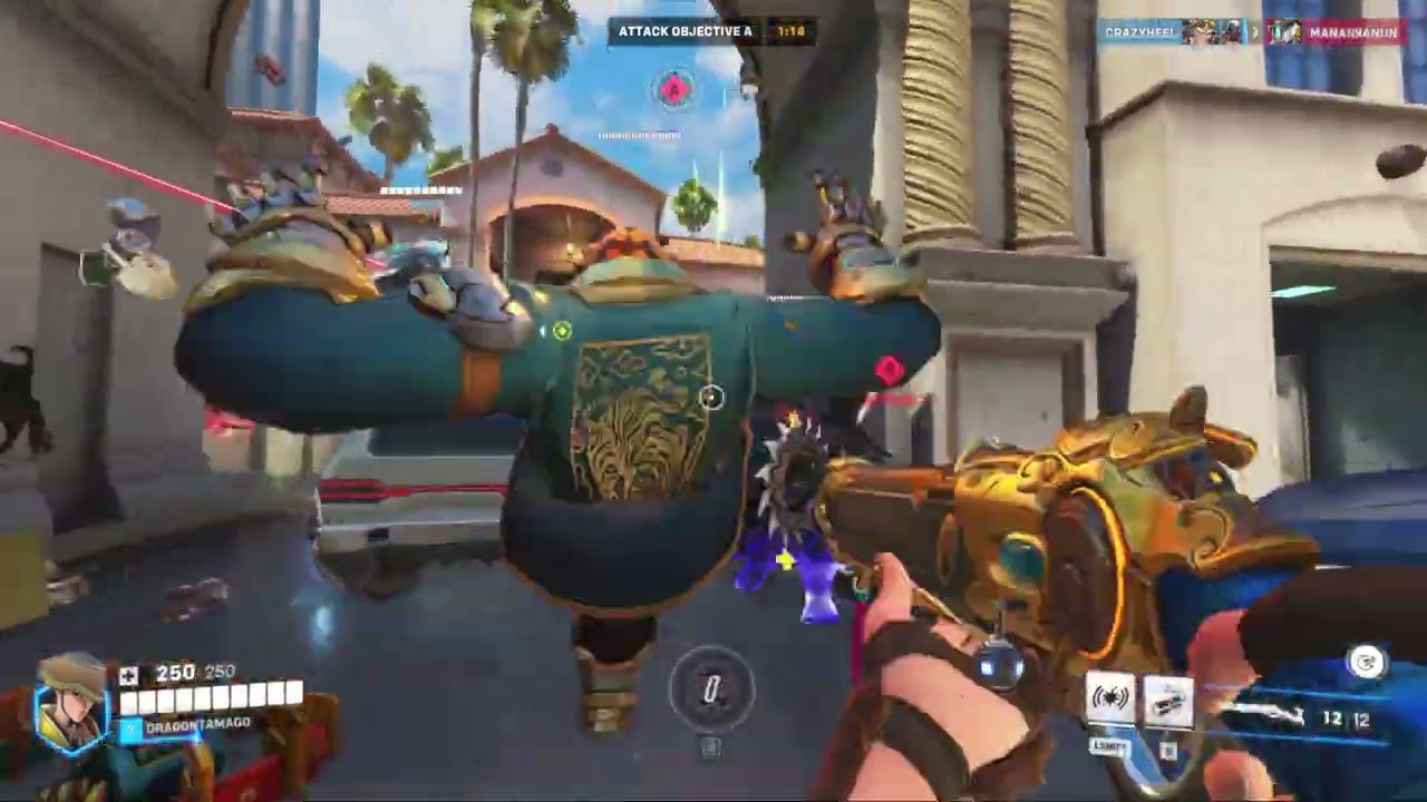 Overwatch2: Ashe gameplay Hollywood (no commentary)