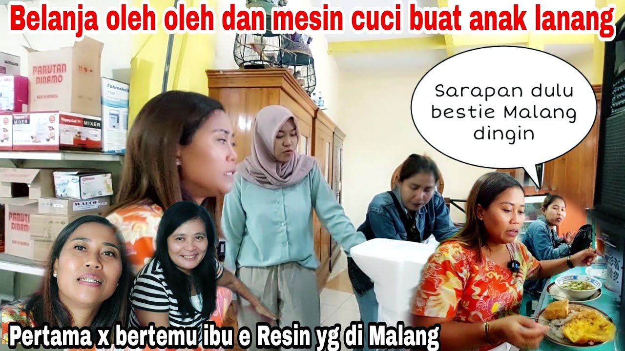 PERTAMA X BERTEMU IBU SAMBUNG ANAKKU ‼️Belanja oleh oleh dan beli mesin cuci ‼️